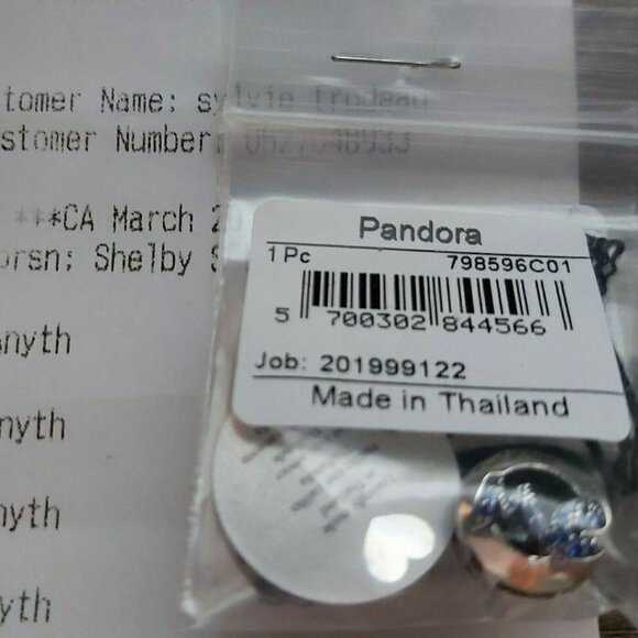 Pandora LTD EDT SS 2020 DOUBLE-SIDED "We Can Do Anything"(Unicef) 798596C01 - Picture 6 of 6